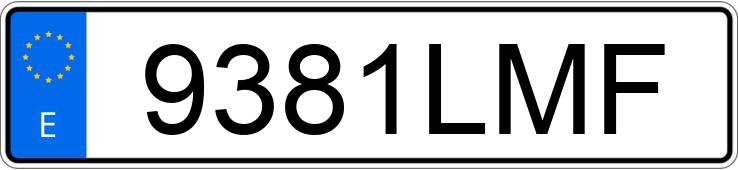Numer rejestracyjny 9381LMF posiada SEAT IBIZA Numer rejestracyjny 9381LMF posiada SEAT IBIZA