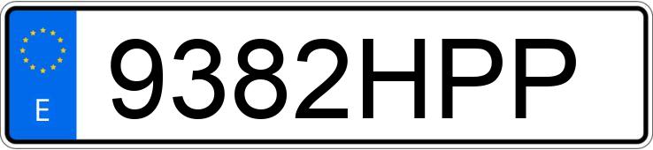 Numer rejestracyjny 9382HPP posiada VOLKSWAGEN CROSSGOLF