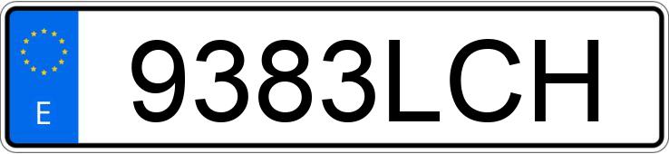 Numer rejestracyjny 9383LCH posiada BENELLI TRK