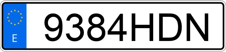 Numer rejestracyjny 9384HDN posiada OPEL CORSA Numer rejestracyjny 9384HDN posiada OPEL CORSA