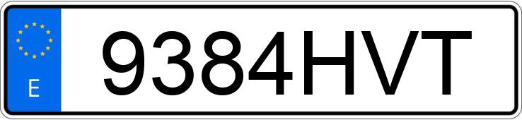 Numer rejestracyjny 9384HVT posiada RENAULT MASTER Numer rejestracyjny 9384HVT posiada RENAULT MASTER