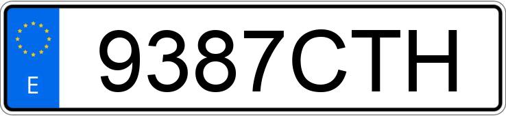 Numer rejestracyjny 9387CTH posiada JAGUAR XJ SERIES