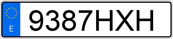 Numer rejestracyjny 9387HXH posiada PEUGEOT 208 Numer rejestracyjny 9387HXH posiada PEUGEOT 208