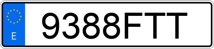 Numer rejestracyjny 9388FTT posiada SEAT IBIZA Numer rejestracyjny 9388FTT posiada SEAT IBIZA