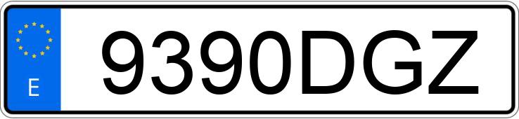 Numer rejestracyjny 9390DGZ posiada BMW SERIE 5 Numer rejestracyjny 9390DGZ posiada BMW SERIE 5