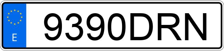 Numer rejestracyjny 9390DRN posiada PGO G-MAX