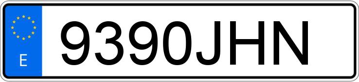 Numer rejestracyjny 9390JHN posiada RENAULT CLIO