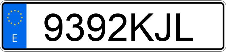 Numer rejestracyjny 9392KJL posiada CITROEN C4