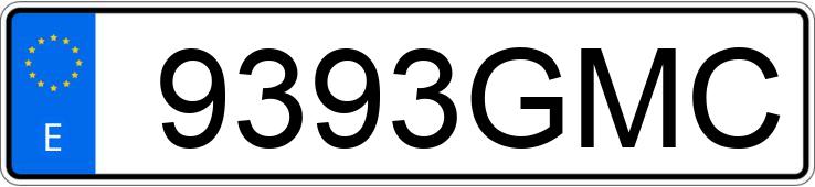 Numer rejestracyjny 9393GMC posiada SEAT LEON Numer rejestracyjny 9393GMC posiada SEAT LEON