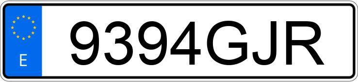 Numer rejestracyjny 9394GJR posiada NISSAN QASHQAI