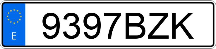 Numer rejestracyjny 9397BZK posiada RENAULT LAGUNA DYNAMIQUE 1.9 DCI Numer rejestracyjny 9397BZK posiada RENAULT LAGUNA DYNAMIQUE 1.9 DCI