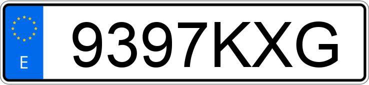 Numer rejestracyjny 9397KXG posiada DACIA LODGY