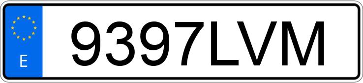 Numer rejestracyjny 9397LVM posiada VOLKSWAGEN T-CROSS