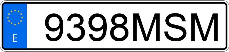 Numer rejestracyjny 9398MSM posiada MERCEDES CLA (118)