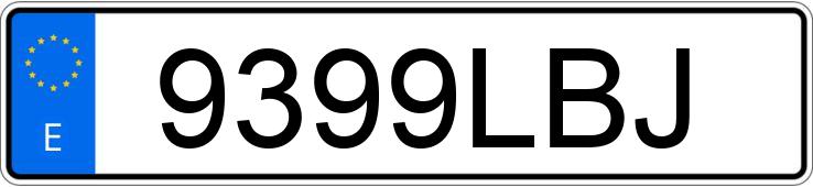 Numer rejestracyjny 9399LBJ posiada LAND ROVER RANGE ROVER EVOQUE Numer rejestracyjny 9399LBJ posiada LAND ROVER RANGE ROVER EVOQUE
