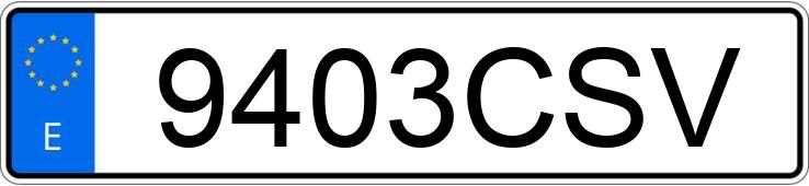 Numer rejestracyjny 9403CSV posiada VOLKSWAGEN GOLF Numer rejestracyjny 9403CSV posiada VOLKSWAGEN GOLF