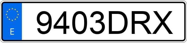 Numer rejestracyjny 9403DRX posiada MERCEDES M (163-164)