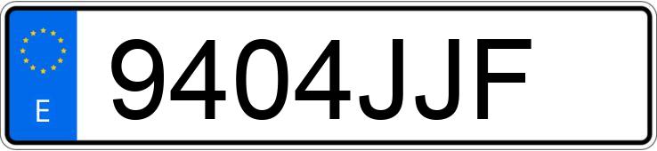 Numer rejestracyjny 9404JJF posiada AUDI A5 SPORTBACK