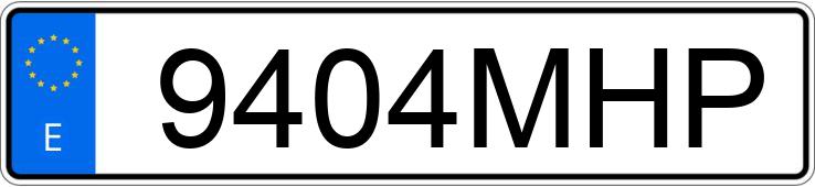 Numer rejestracyjny 9404MHP posiada FORD KUGA