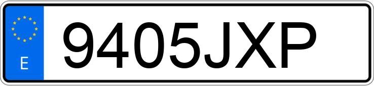 Numer rejestracyjny 9405JXP posiada FORD FOCUS