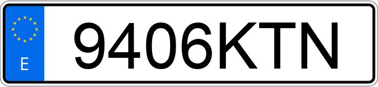 Numer rejestracyjny 9406KTN posiada AUDI Q3