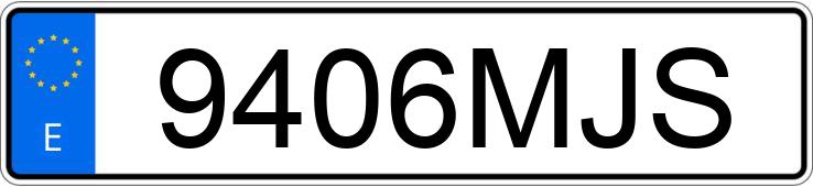 Numer rejestracyjny 9406MJS posiada BMW SERIE 1
