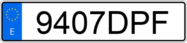 Numer rejestracyjny 9407DPF posiada LEXUS GS 300 3.0 LUXURY