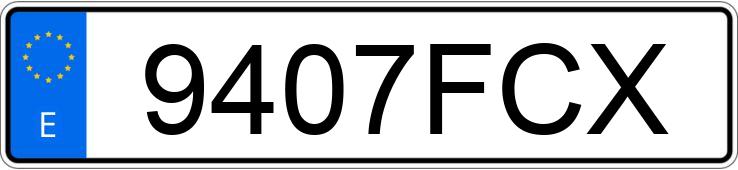 Numer rejestracyjny 9407FCX posiada VOLKSWAGEN GOLF Numer rejestracyjny 9407FCX posiada VOLKSWAGEN GOLF