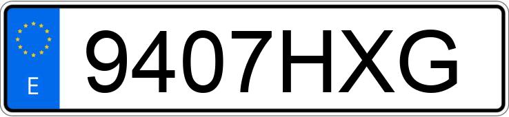 Numer rejestracyjny 9407HXG posiada SEAT IBIZA Numer rejestracyjny 9407HXG posiada SEAT IBIZA