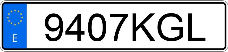 Numer rejestracyjny 9407KGL posiada MERCEDES V (638-639-447)