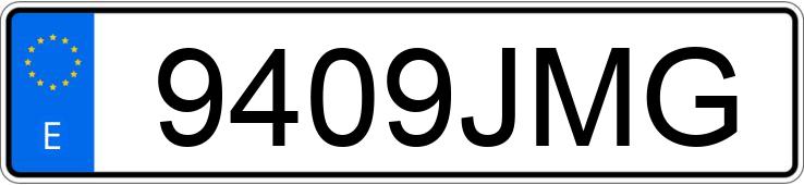 Numer rejestracyjny 9409JMG posiada OPEL ASTRA