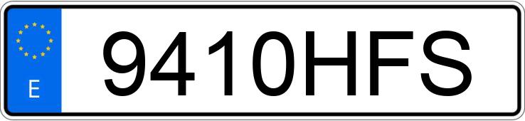 Numer rejestracyjny 9410HFS posiada FORD C-MAX