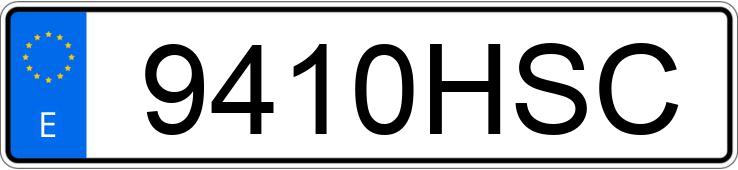 Numer rejestracyjny 9410HSC posiada BMW SERIE 3