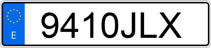 Numer rejestracyjny 9410JLX posiada FORD CUSTOM Numer rejestracyjny 9410JLX posiada FORD CUSTOM