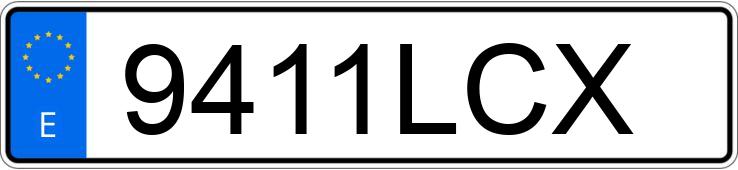 Numer rejestracyjny 9411LCX posiada BMW X6