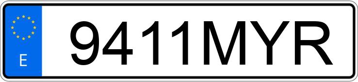 Numer rejestracyjny 9411MYR posiada VOLKSWAGEN TAIGO Numer rejestracyjny 9411MYR posiada VOLKSWAGEN TAIGO