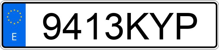 Numer rejestracyjny 9413KYP posiada CITROEN C3 AIRCROSS