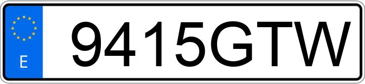 Numer rejestracyjny 9415GTW posiada KIA CEED