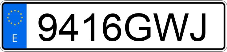 Numer rejestracyjny 9416GWJ posiada VOLKSWAGEN GOLF Numer rejestracyjny 9416GWJ posiada VOLKSWAGEN GOLF