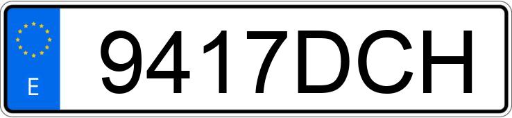 Numer rejestracyjny 9417DCH posiada JAGUAR X TYPE