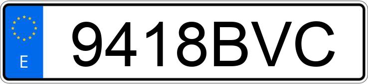 Numer rejestracyjny 9418BVC posiada RENAULT LAGUNA PRIVILEGE 1.9 DCI