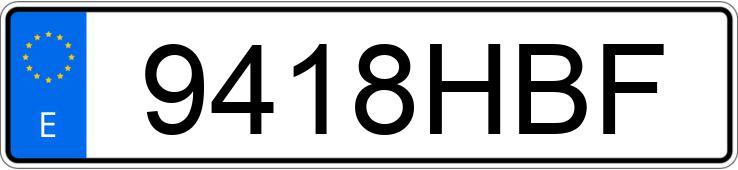 Numer rejestracyjny 9418HBF posiada PEUGEOT 207 Numer rejestracyjny 9418HBF posiada PEUGEOT 207