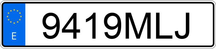 Numer rejestracyjny 9419MLJ posiada HYUNDAI I30