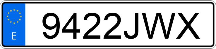 Numer rejestracyjny 9422JWX posiada PEUGEOT 208