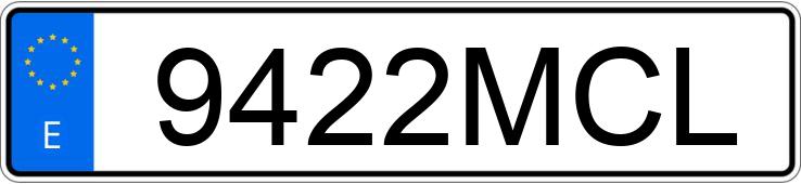 Numer rejestracyjny 9422MCL posiada NISSAN X-TRAIL