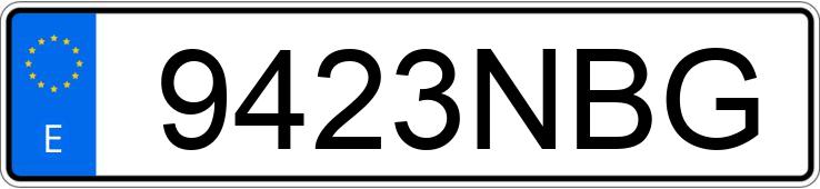 Numer rejestracyjny 9423NBG posiada TESLA MODEL Y Numer rejestracyjny 9423NBG posiada TESLA MODEL Y