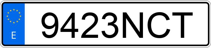 Numer rejestracyjny 9423NCT posiada OPEL MERIVA Numer rejestracyjny 9423NCT posiada OPEL MERIVA