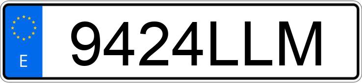 O número de registro 9424LLM tem FIAT DUCATO 35 2.3 140 DC MAXI L3H2