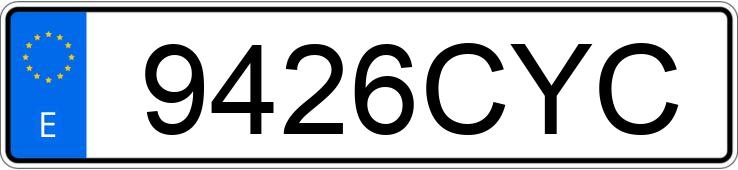 Numer rejestracyjny 9426CYC posiada YAMAHA FZ6 Numer rejestracyjny 9426CYC posiada YAMAHA FZ6