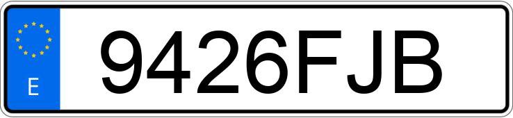 Numer rejestracyjny 9426FJB posiada CITROEN C8 Numer rejestracyjny 9426FJB posiada CITROEN C8